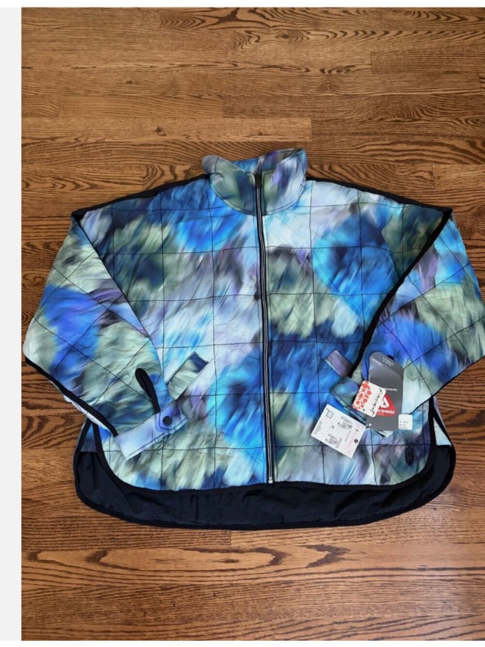 Free People Size M Movement Pippa Printed Packable Puffer Jacket Blurry Flowers